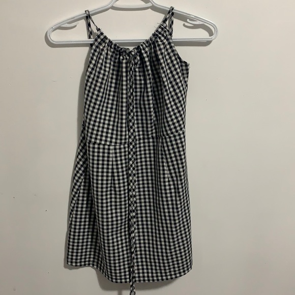 SHEIN knot front gingham cami dress - Picture 1 of 2